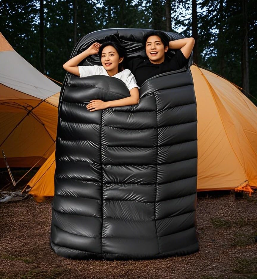 Fengzel Outdoor Новейший спальный мешок 3D Quilt для ног-конвертов, высококачественное перо, подходящее для 3 минимальных рабочих температур на открытом воздухе, пуховый шурф