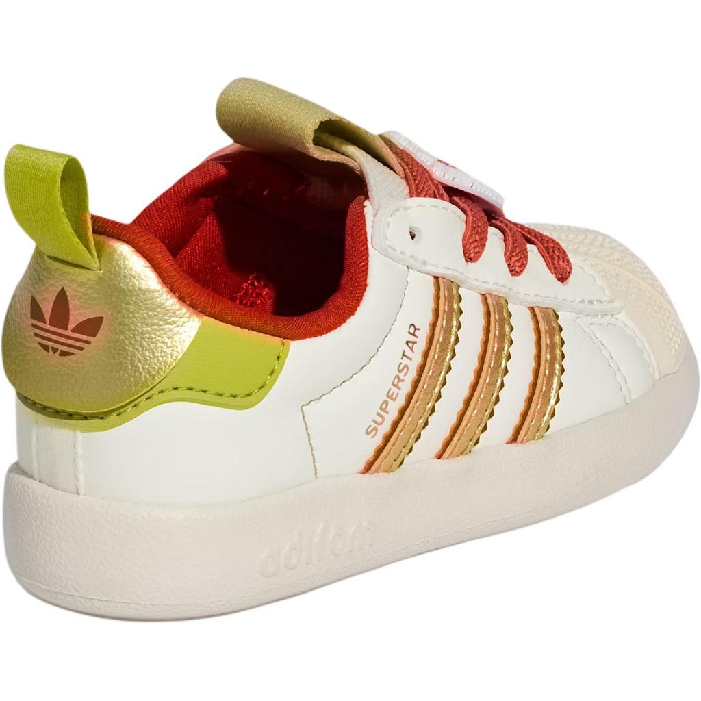 adidas Оригинальные Adifom Superstar 360 Новогодняя версия Удобные Мягкие Низкие Ходячие Кроссовки Детская обувь Han-Jade-White KH5700