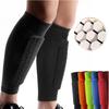 With Foam Calf Compression Sleeve Honeycomb Pads Sports Legging Soccer Equipment 1Pcs Football Shin Guard Socks Sleeves