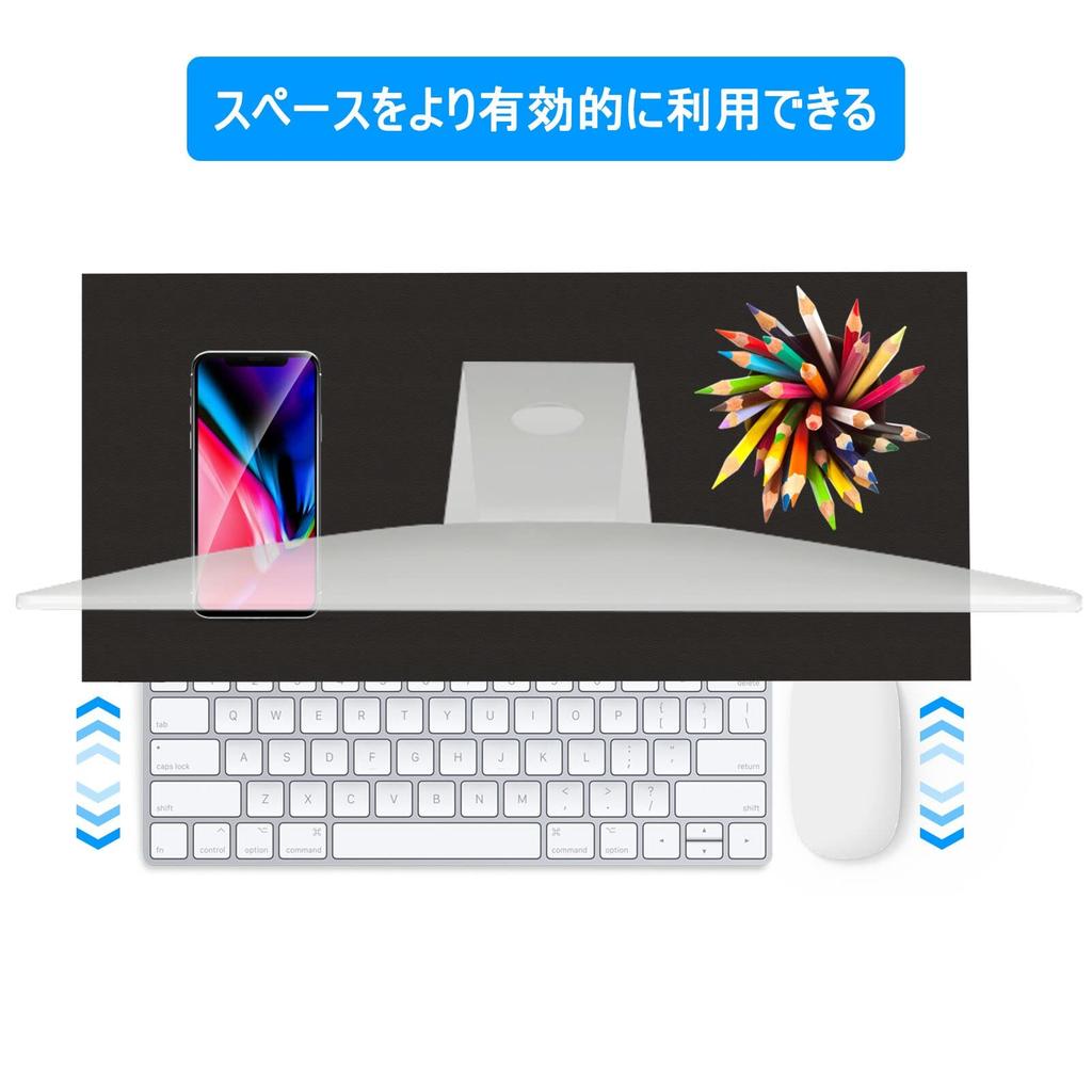 EAYHM Monitor Desk Wooden Monitor Computer PC Keyboard Storage Printer Stand Stand, Stand, Top, Stand, Rack, Desktop, Stand,