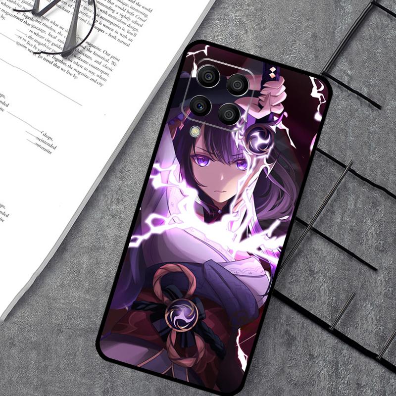 Чехол Genshin Impact Райдэн Сигун Баал для Samsung Galaxy M54 M32 M52 M15 M11 M12 M13 M14 M06 M16 M36 M56 M31 M53 M35 M55 M34