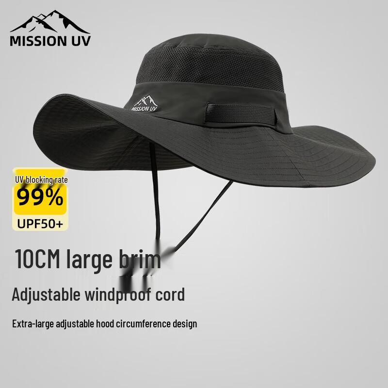 MISSION UV Men's Summer Sun Protection Fisherman Hat MU050