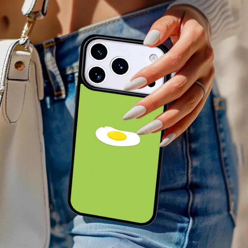 Минималистичный Пастельный Чехол-Яйцо для iPhone 17 Air 14 15 13 12 Max Чехол для Apple 16e 11 Pro Max Plus Coque