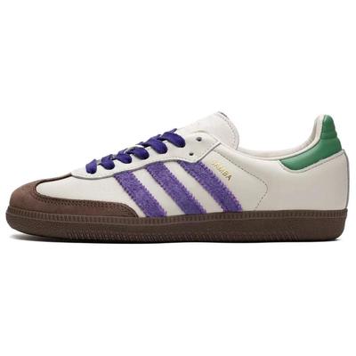 Женские кроссовки Samba OG Off White Core Purple Green Brown ID8349
