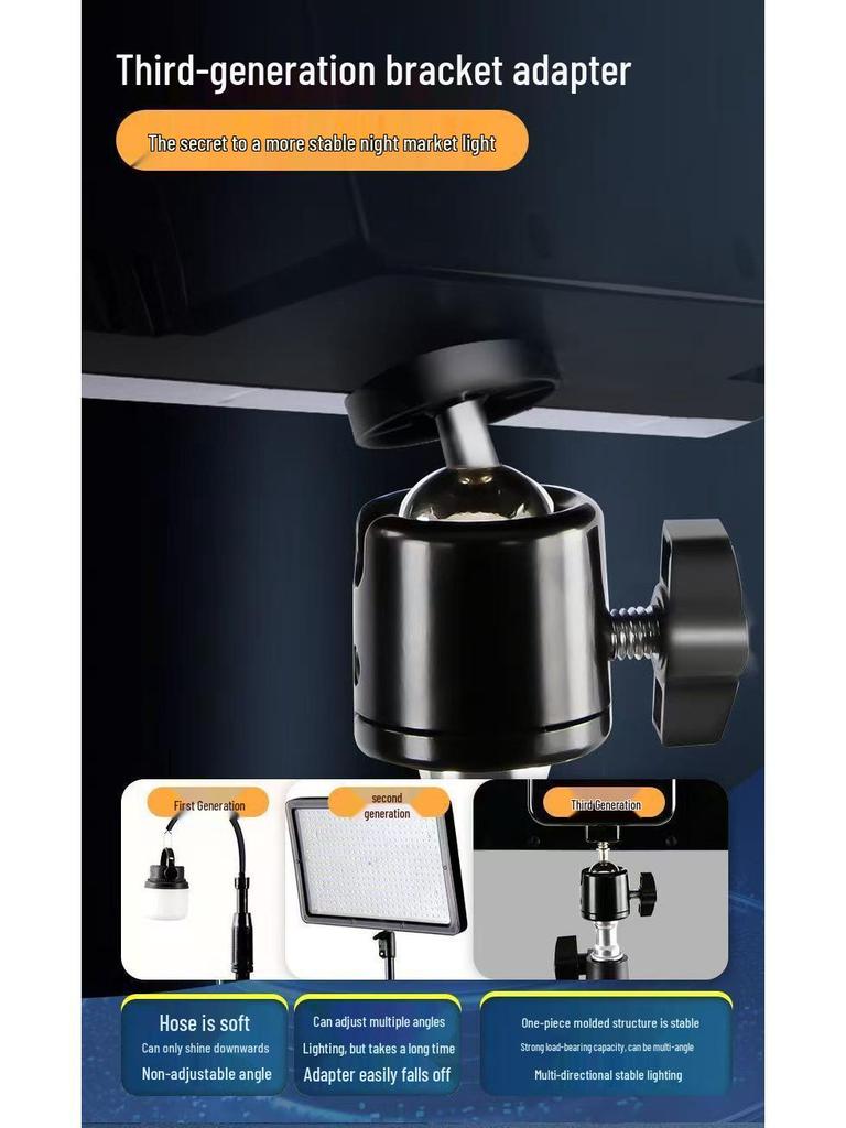 Перезаряжаемый светодиодный аварийный и заполняющий свет для улицы, кемпинга и ночных рынков