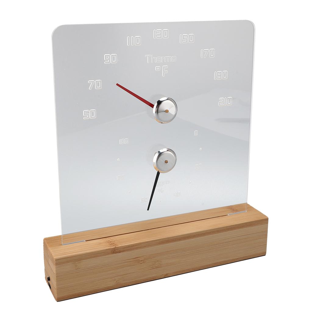 2 в 1 датчик температуры сауны гигрометр с белой светодиодной подсветкой измерение влажности температуры для