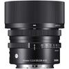 Объектив SIGMA 45mm DG DN Contemporary C019 для беззеркальных камер Sony, только объектив, F2.8, байонет E, полный кадр/большой формат