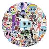 50 New Dandys World Graffiti Stickers Decorate Suitcase Mobile Phone Cartoon Stickers