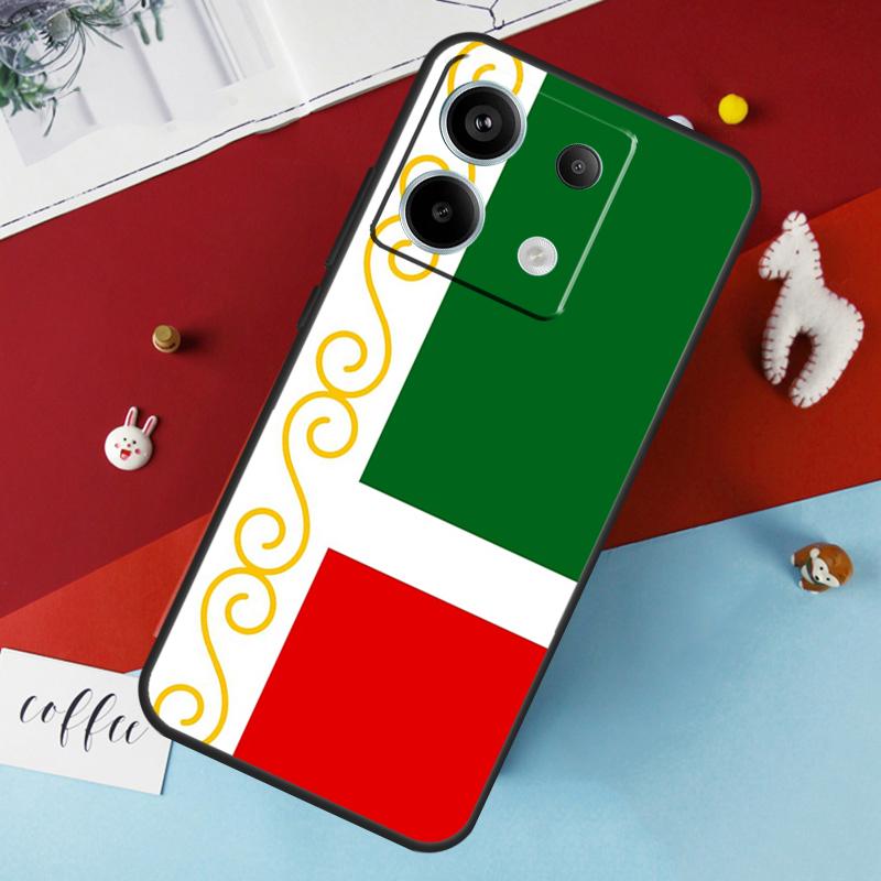 Чехол с флагом Чечни Чеченский волк для Xiaomi Redmi 12 13C 12C 10C 9C Redmi Note 13 9 10 11 12 Pro 9S 10S 11S 12S Cover
