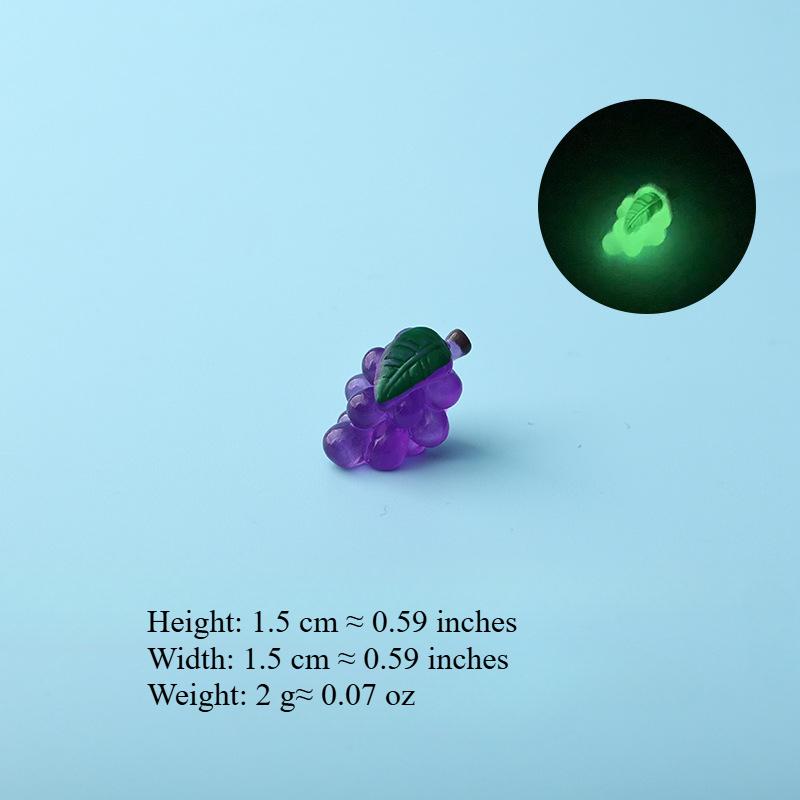 10pcs Miniature Fruit Micro Landscape Tiny Resin Fruit Diorama for Fairy Gardens Desk Decor DIY Handmade Accessories Kids Toys