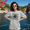 Raven Wildflower Woodcut Graphic Shirt Vintage Gothic Aesthetic Nature Bird Lover Gift Tshirt Unisex Unisex Unisex Fashion Cotton T