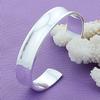 Arrival 925 Silver Open Cuff Bracelets Bangle For Women Men Lovers Fashion Jewelry