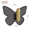 1PCS New Butterfly Hook Light Luxury Bathroom Punch-free Adhesive Hook Strong Load-bearing Kitchen Door Key Bag Hook