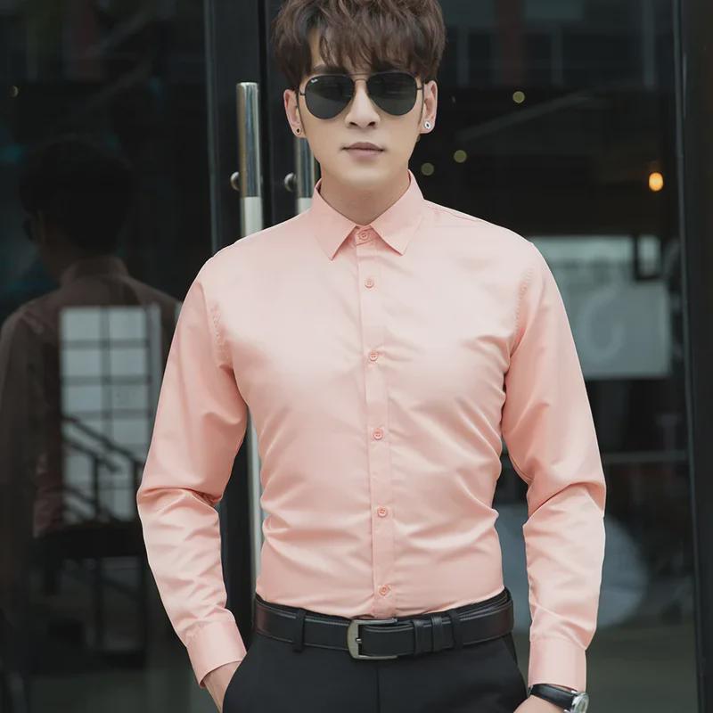 Белая рубашка унисекс Slim-Fit: Идеально подходит для выпускных и официальных мероприятий. Доступно в больших размерах.