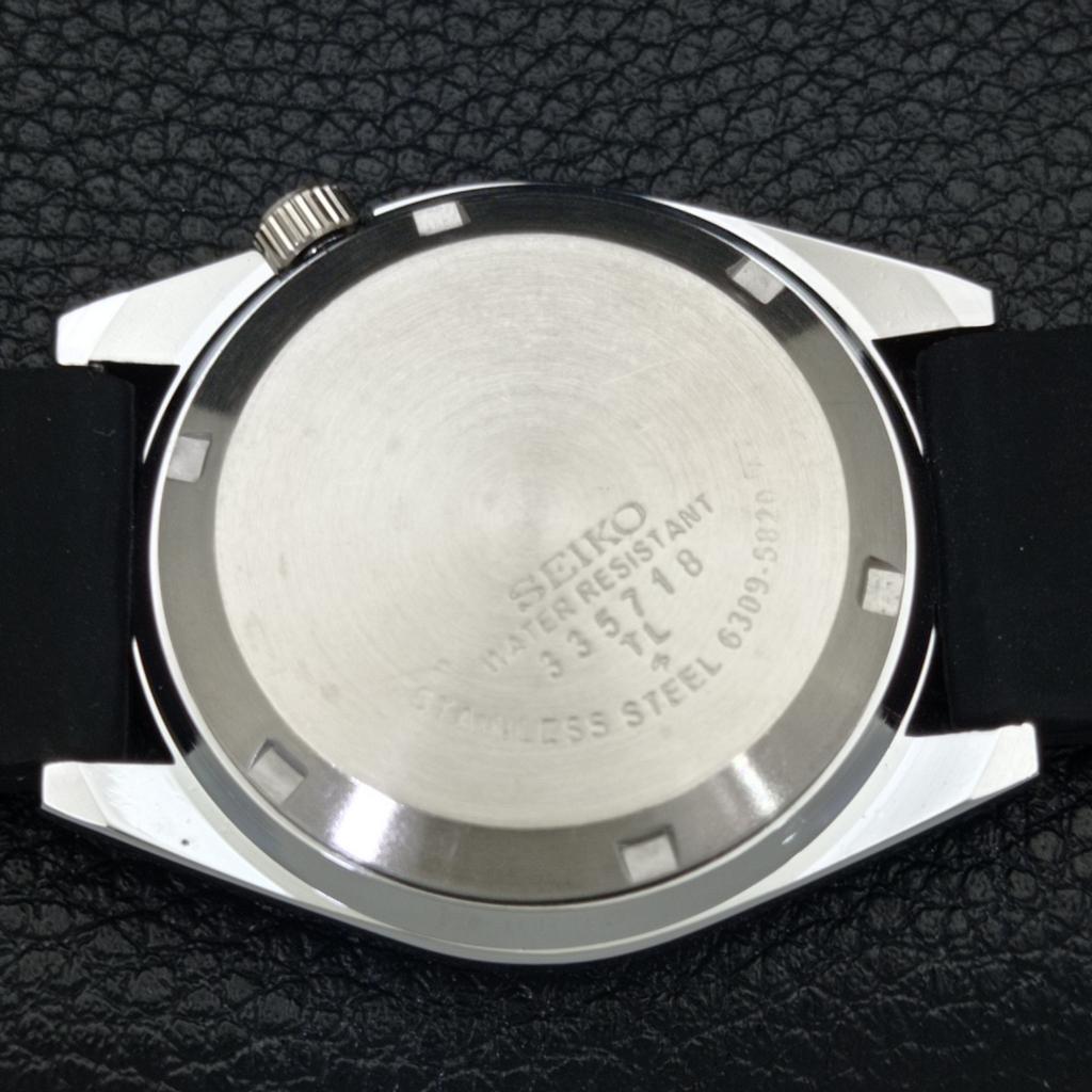 REFURBISHED JAPAN MADE SEIKO 5 AUTOMATIC MENS WATCH BLACK DIAL CUSTOM A440112-2 QV90-a440112