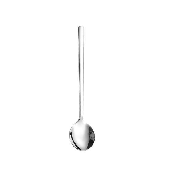 Coffee Stirring Spoon Stainless Steel Long Handle Spoon Polished Rust-Proof Creative Dessert Spoon for Home Cafe Kitchen Tool for Stirring