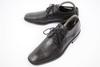 Made In Germany Lloyd Leather Plain Toe 24.5 Black Dress Shoes Business(USED)