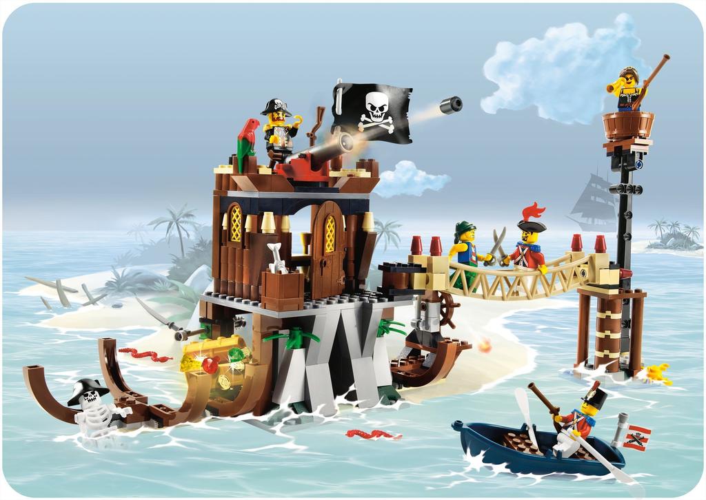Эксклюзивный набор Pirates Limited EditionShipwreck Hideout 6253 [LEGO]LEGO [Предмет]