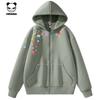Hello Hipanda, Panda American hooded cardigan jacket with a stylish design