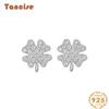 Tancise 925 Sterling Silver Zircon Earrings Drop Earrings For Women Wedding Party Gifts