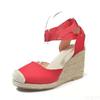 Ankle Strap Women Sandals Comfortable Slippers Ladies Womens Casual Shoes Breathable Flax Hemp Canvas