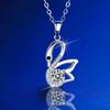 Female All-match Small Swan Diamond Pendant Light Luxury Ins Niche Design High-end Necklace