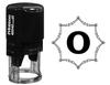 Printtoo Octagon Celtic Swirl Frame Alphabet O Monogram Initial Self Inking Rubber Stamp Office