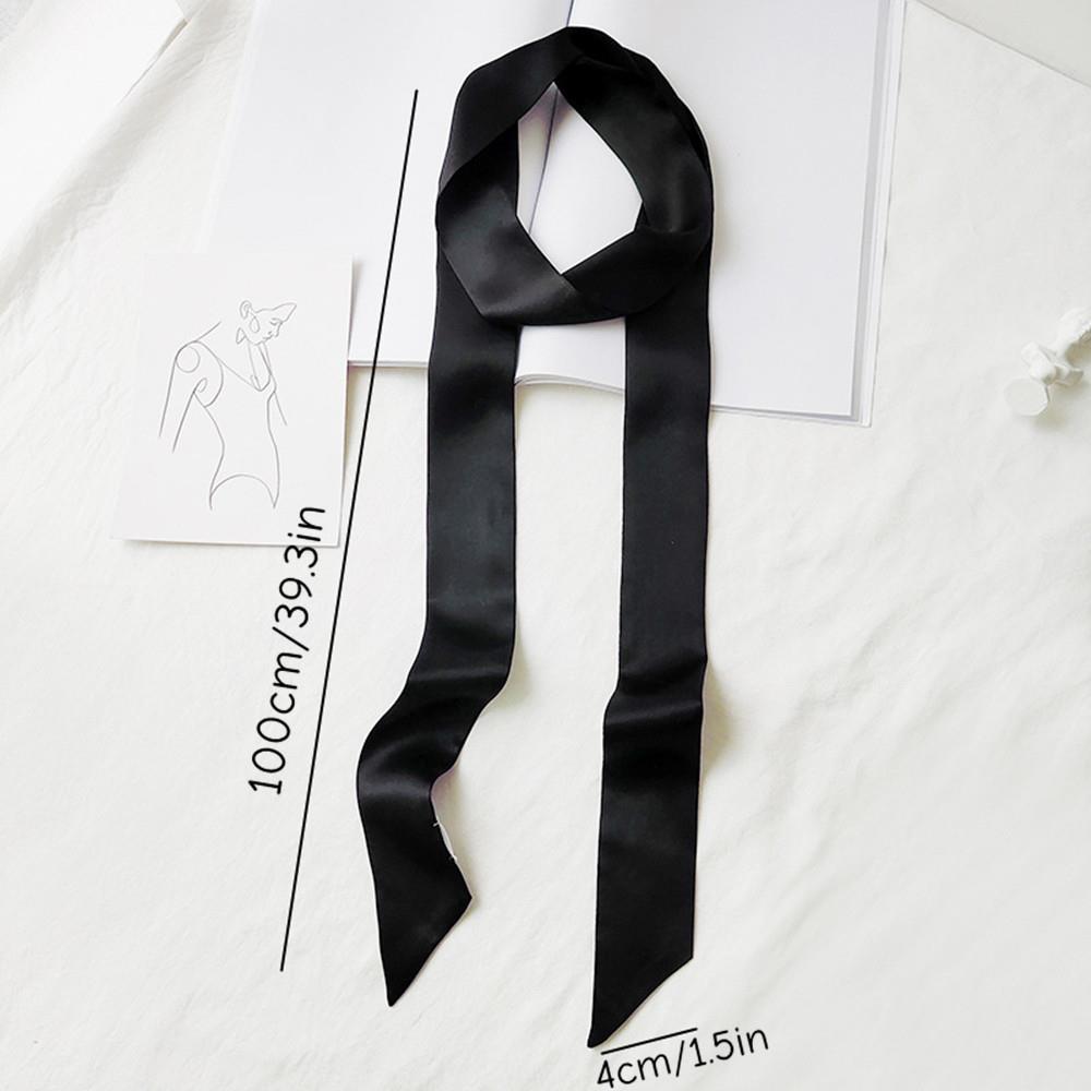 Y2K Harajuku Cotton Scarves Narrow Blue White Striped Scarf Women Fashionable Decorative Neckerchief Winter Warmth Long Scarf
