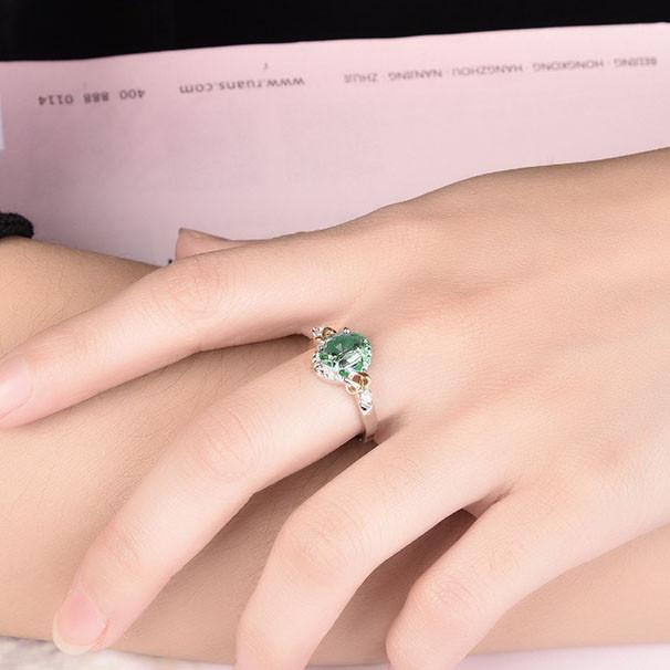 Потрясающее медное кольцо в стиле фруктов, инкрустированное цирконием, для мужчин и женщин с уникальным дизайном