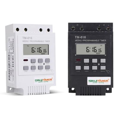 TM616W-4 Цифровой электронный таймер 220 В 30 А еженедельный программируемый контроллер