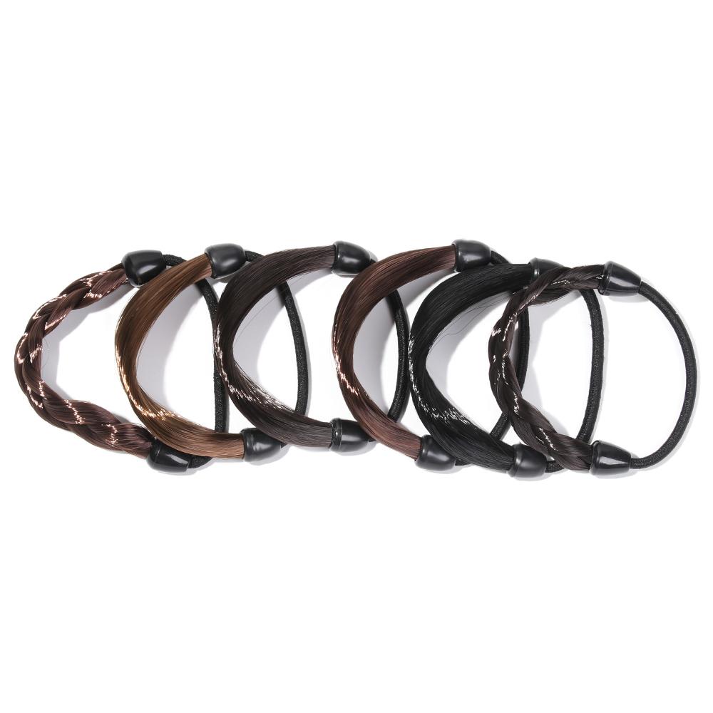 High Quality Multicolor Wig Elastic Band Headwear Head Rope Hair Ring