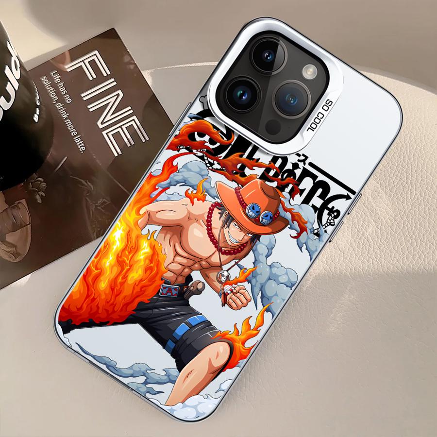 One Piece Cool Luffy Phone Case for iPhone 14 15 16 Plus 17 Air 16e 11 12 13 Pro Max Soft Cover