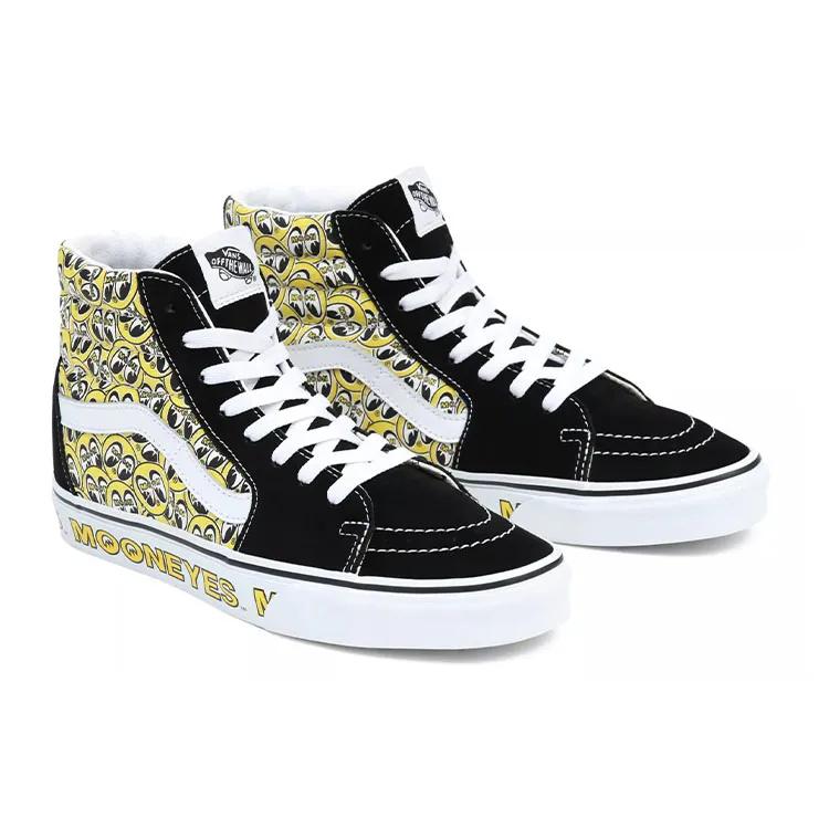 Vans Sk8-Hi 'Black Yellow' (Unisex) Black / Yellow Skate Shoes VN0A5JMJY23