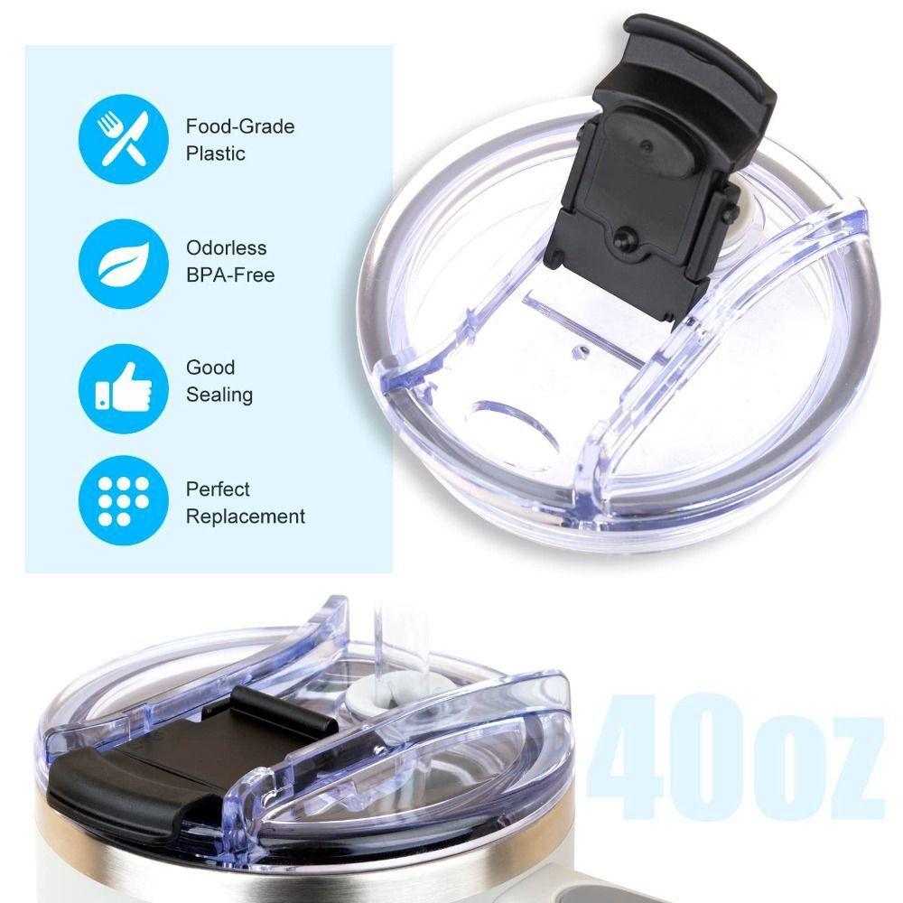 1 шт. для Stanley Cup с ручкой, крышка для чашки 20/30/40 унций, пластиковые крышки, новая крышка для бутылки