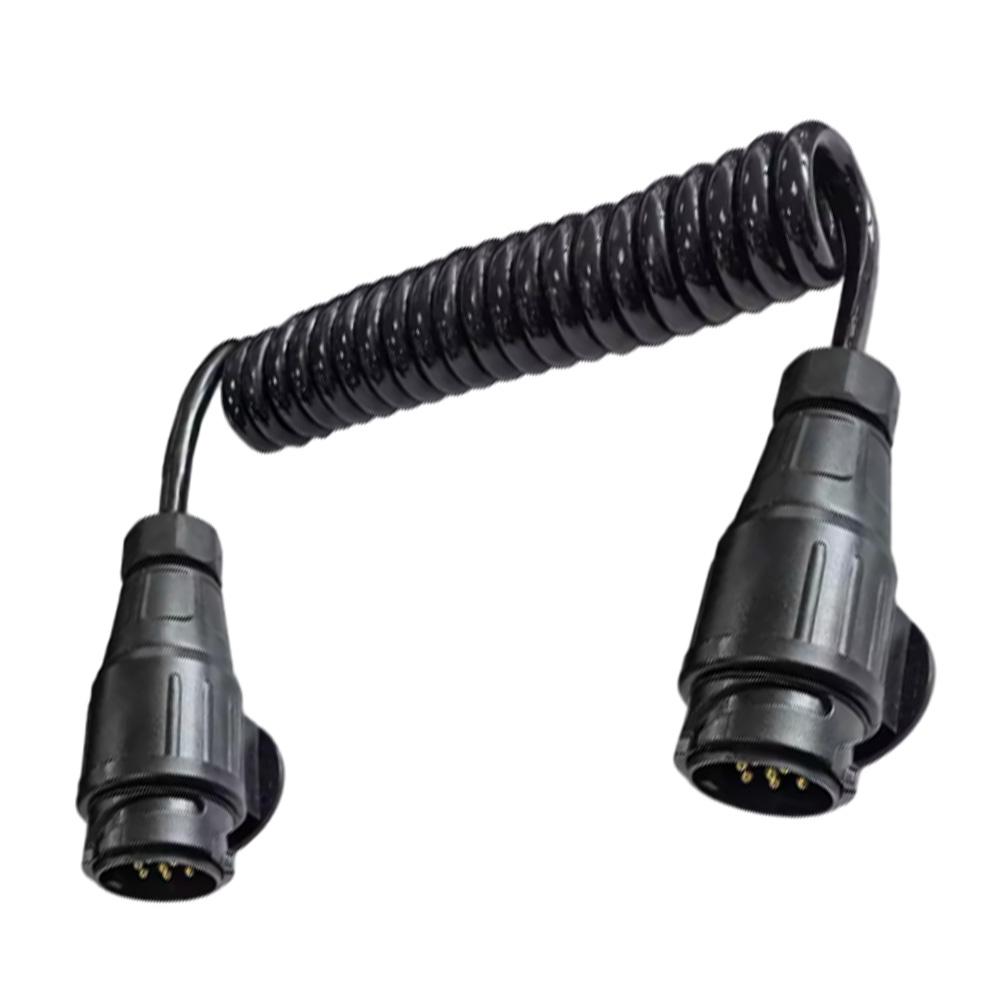 13Pin to 13 Pin Trailer Extension Cable Connector Plug  Adapter Cable Trailer Plug Extension Spring Cord For trailers Connector