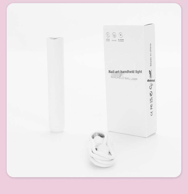 Портативная мини светодиодная лампа для ногтей - Быстросохнущая, Перезаряжаемая, Ручная машина для светотерапии
