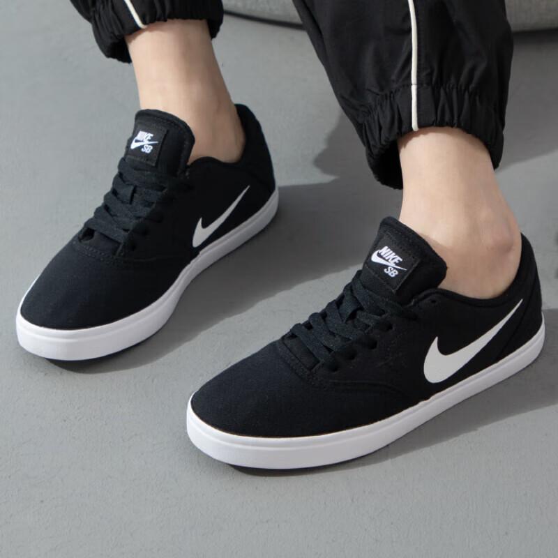 Nike Кроссовки детские Check Canvas SB GS Black White 905373-003
