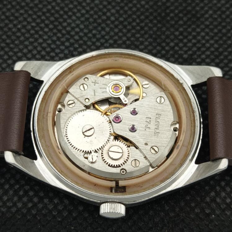 Б/У HMT JANATA индийские мужские механические часы a318146-1 Sku610c-a318146