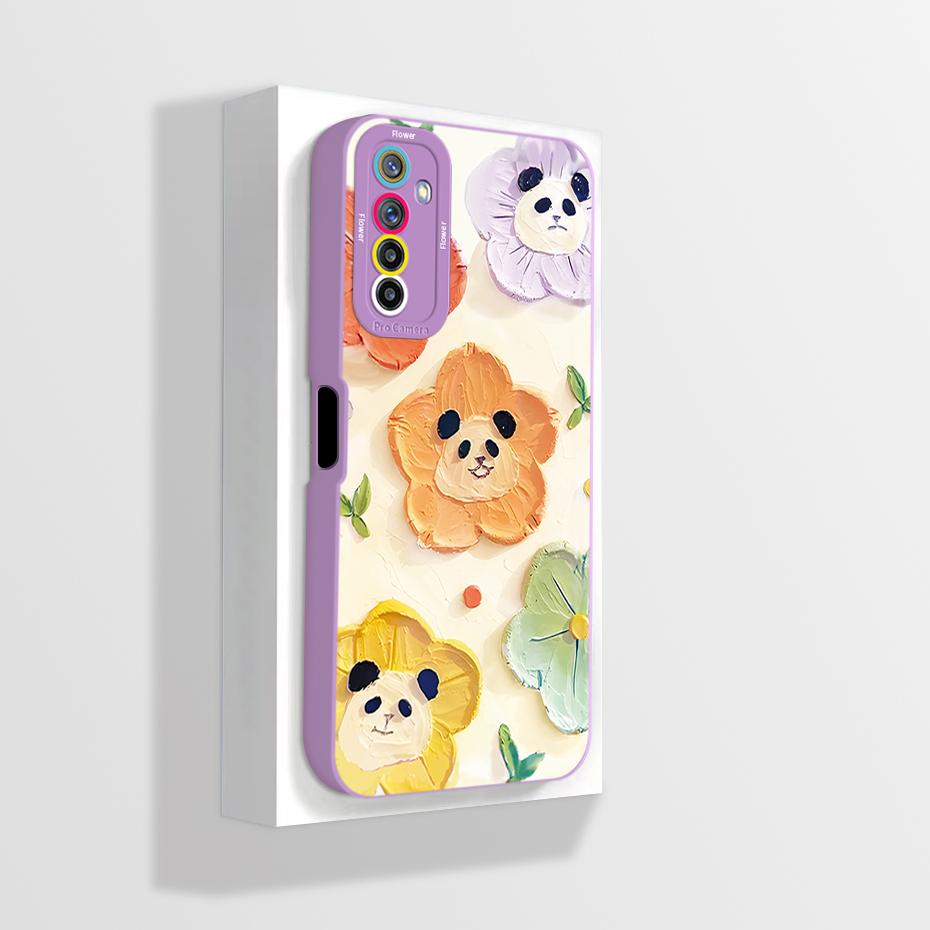 For Realme 6 Pro RMX2063 Case Realme 6 RMX2001 Phone Case Aesthetic Cartoon Astronaut ShockProof Soft Silicone Back Cover Fundas