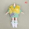Sweet Skirt 16cm Doll Clothes Suit Plush Patch Cute Clothes Set  Doll Accessory