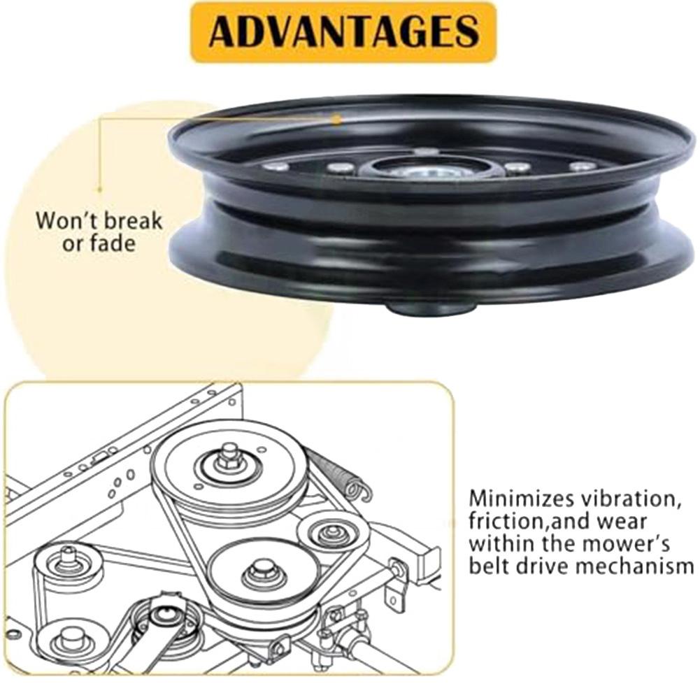 Pulley Kit for Hustler Lawn Mowers 937813 937763 939207 938688 938035 Steel Construction for Enhanced Performance