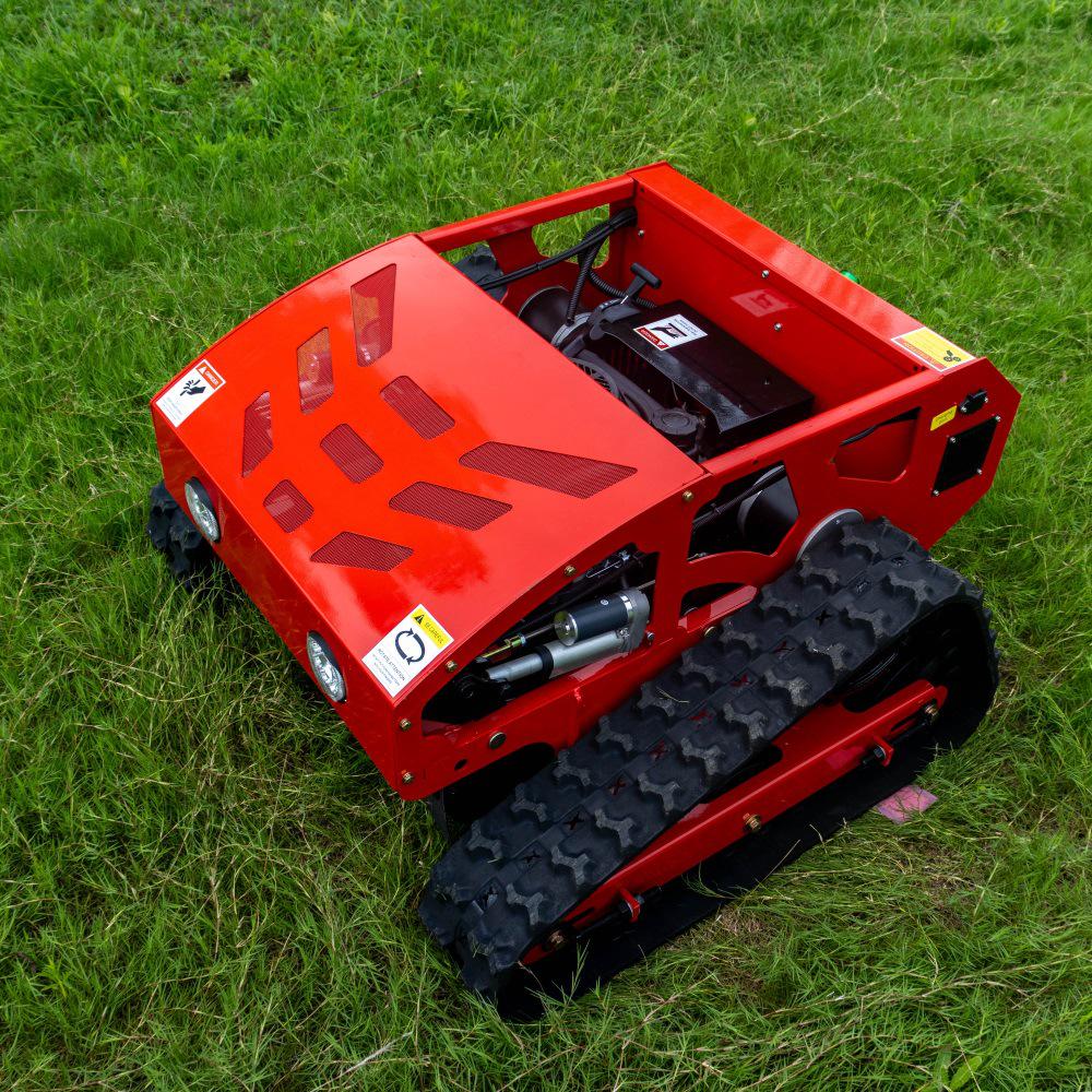 CE-Certified Remote Control Agricultural Crawler Lawn Mower & Weeder