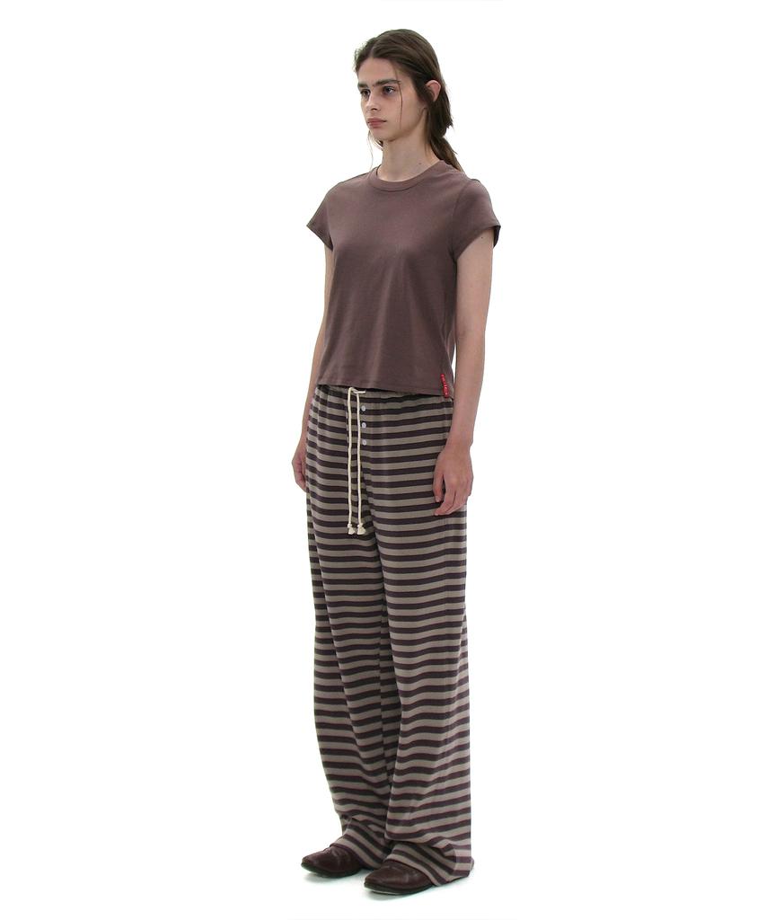 PARTIMENTO WOMEN Pwc Button Wide Leg Jersey Pants_8 Colors