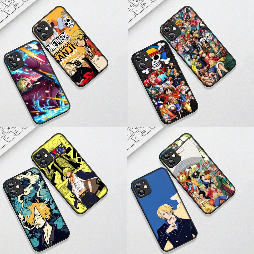 Casing for Apple iPhone 12 13 Pro Max Mini ProMax X XR Air 13Pro XS Phone Cover Soft Case Sanji Roronoa Zoro One Pieces Luffy