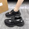 Sports Sandals Women's Summer New Thick-Soled Ins Fashion Shoes Daddy Breathable All-Matching Hollow Velcro Hole