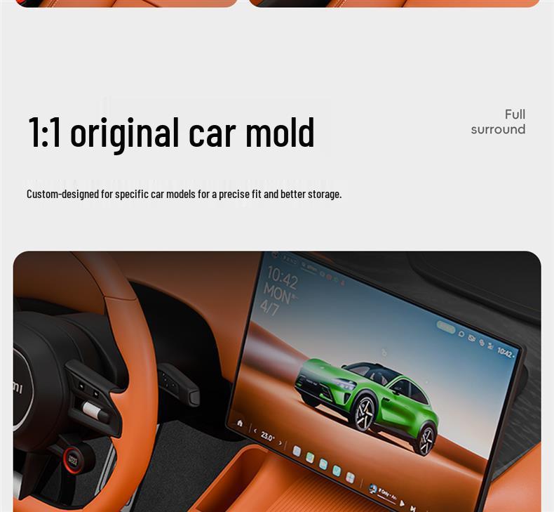 Силиконовая накладка для панели управления Xiaomi YU7: Беспроводное зарядное устройство, Нескользящая подставка, Аксессуар для интерьера