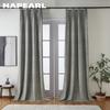 1 шт. NAPEARL 70-80% затемнение сплошной цвет универсальные наклеиваемые под давлением затемняющие шторы для спальни гостиной домашнего декора