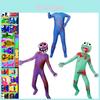 Красочный костюм для косплея Roblox Rainbow Friends, комбинезон для детей и взрослых