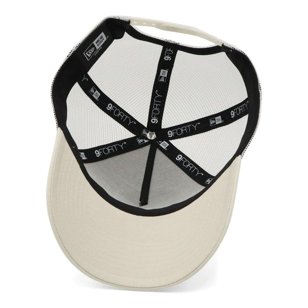 New Era Детская сетчатая кепка Youth 9FORTY Тракер 14666047 NER33K1806 Слоновая кость Логотип флага со стразами Эксклюзив ONSPOTZ Детская кепка для девочек 9FORTY 940 Оригинальная New Era