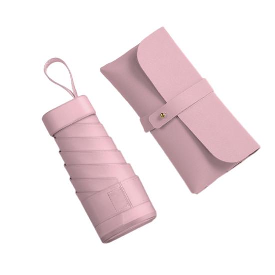 Мини-зонт с защитой от УФ-излучения, портативный солнцезащитный зонт, ветрозащитный, легкий, водонепроницаемый, складной зонт от солнца и дождя